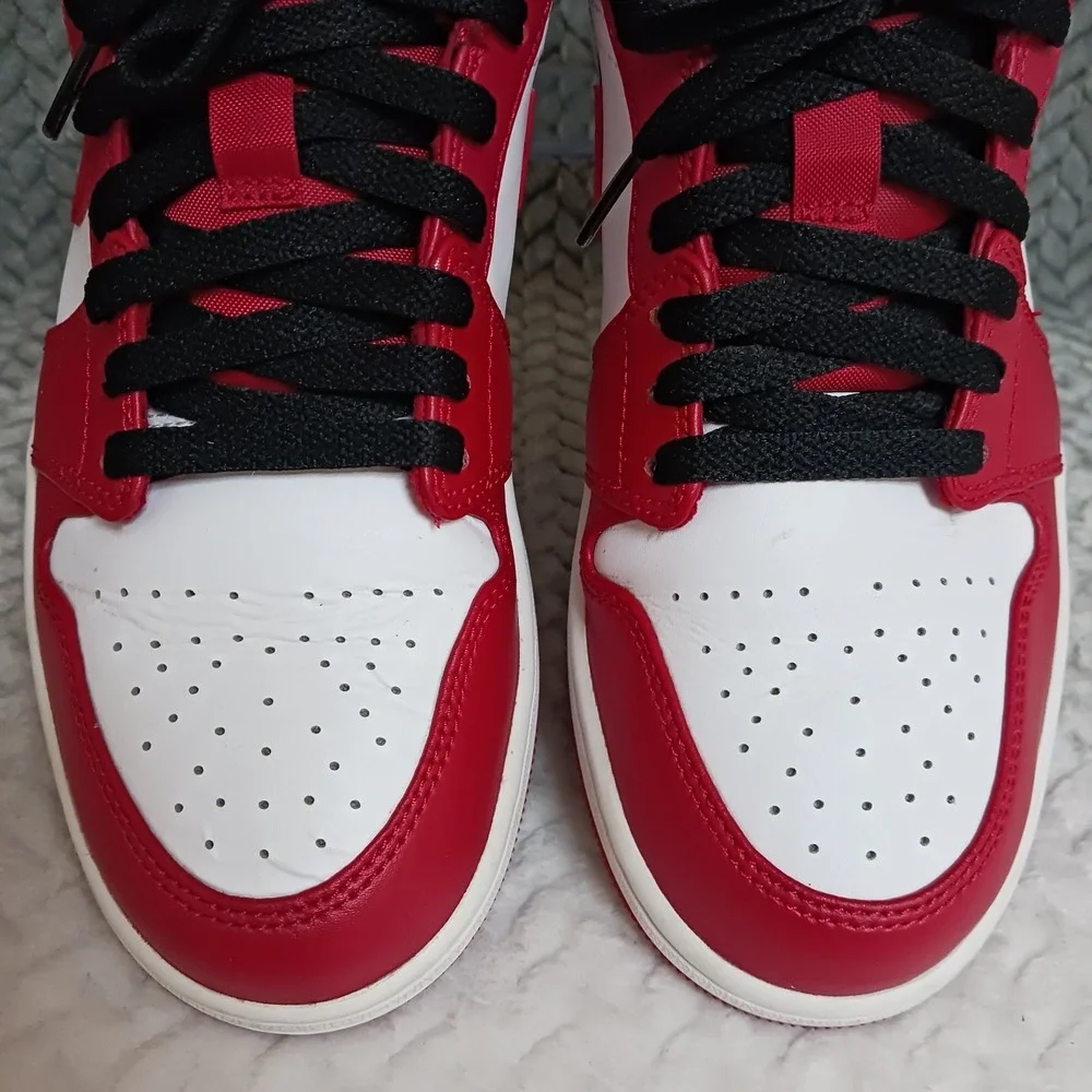 Air Jordan 1 Low Reverse Black Toe Men's Sneakers Shoes Size 8.5